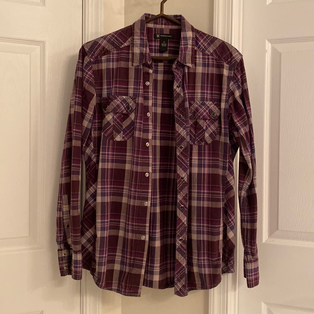 Button down casual shirt (M)